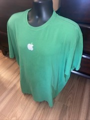 Apple T-Shirt Sz 3XL Leave The World Better Than You Found It Green Computers
