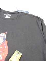 Polo Ralph Lauren Shirt Mens Medium Black Cotton Pullover New *