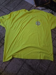 Comfort Colors 100% Cotton 3 XL Hoosier Crane Heavyweight T-Shirt Neon Yellow