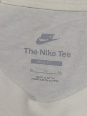 Nike Max90 Sole Food Mens XL Cream T Shirt Oversized Fit Streetwear Cotton Tee