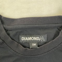 Diamond FR Long Sleeve T-Shirt Mens Small Black Flame Resistant Pocket Workwear