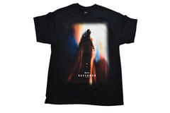 DC Comics Superman Look Up Movie Poster Graphic Mens Black Shirt New Large