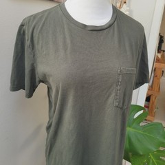 Everlane Pocket T-Shirt Casual 100% Cotton Everyday Slate Gray Mens Small Comfy