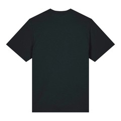 Sparker Organic Black Cotton Heavy T-Shirt Short Sleeve Crew Neck Stanley Stella