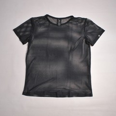 Mens TOF Paris Circuit Mesh T-Shirt Transparent size XL