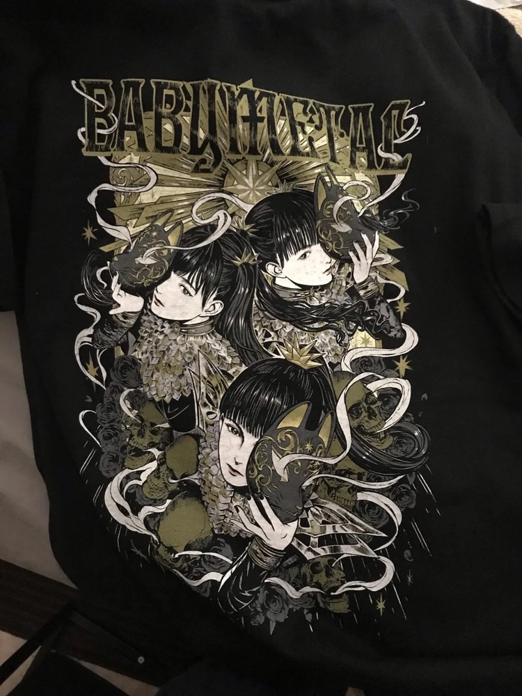 Babymetal World Tour 2026 short sleeve black color shirt VK11733