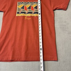 Vtg Tampa Florida Fruit Of The Loom Best T Shirt Adult Size M Peach Beach 90s SS