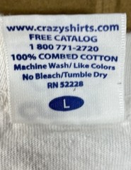 Vintage Crazy Shirt Laguna Beach Mens Size Large White Sailboat Graphic Print