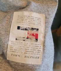 Vintage Tommy Hilfiger T Shirt Mens XL USA Gray *Flawed* See Photos