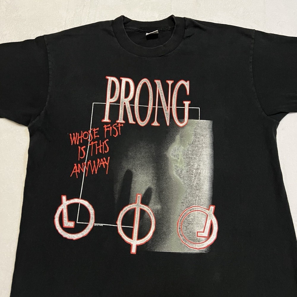 Vintage Prong Band Whose Fist Is This Anyway Shirt Unisex Concert S to 5XL MQ304