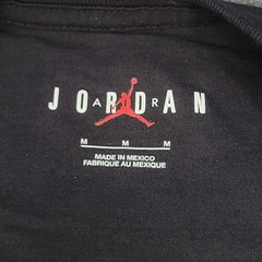 Jordan Shirt Mens Medium Black AJ3 Pure Money Cash Jumpman Nike Air Cotton Tee