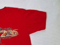 Puerto Vallarta Mexico Shark Souvenir Red Cotton T-shirt Size L Yazbek