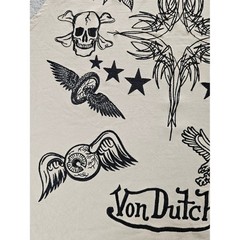 Von Dutch Originals Von Dutch Graphic Sleeveless Tank Top Large Y2K Tattoo Goth