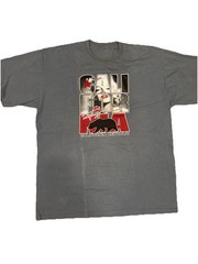 California Republic Graphic T-Shirt – Cali Bear Lip Print Streetwear Tee Sz M