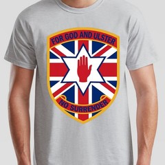 For God And Ulster Unisex T Shirt No Surrender Battle Of The Boyne Tee