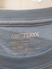 Arc’teryx Men’s Arc’Multi Bird Logo T-Shirt – Stone Wash (size XL)