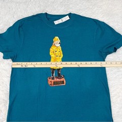 J Crew short sleeve crew neck Made-in-the-USA fisherman graphic T-shirt