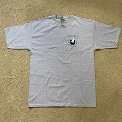 Vtg Cal Cru 90s Deadstock Puerto Rico Regatta Sailing Tee Stripe T-Shirt 1994 XL