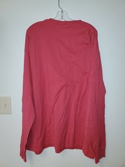 ComfortWash by Hanes – Garment Dyed Long Sleeve Pocket T-Shirt red 2XL NEW