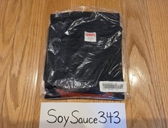 NEW SUPREME RALPH STEADMAN BOX LOGO BLACK RED TEE SHIRT SIZE SMALL SS22 RARE
