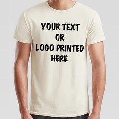 Personalised T Shirt Custom Printed T-Shirt Logo Text Printed Unisex Work Party