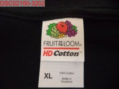 Qty=71 Fruit Of The Loom Adult Black HD Cotton Short-Sleeve Tees, XL 3930R