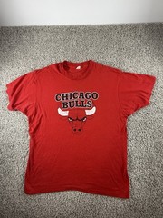 Vintage 80s Screen Stars Chicago Bulls Red XL Men’s Streetwear Single Stitch