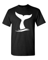 Dolphin Tail Parody T-Shirt Maritime Boat Tee