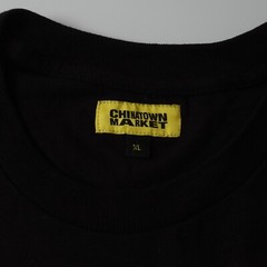 China Town Market T-Shirt Chinatown Size XL Men’s BLack Yellow Spellout Street
