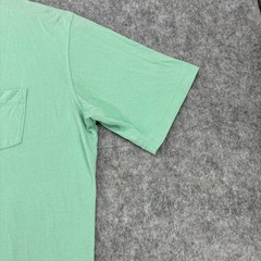 Peter Millar Seaside Mens Large Mint Green Pocket T-Shirt Short Sleeve Crewneck