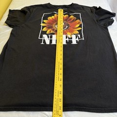 Neff Smiley Face Sunflower T-Shirt Large Graphic Tee Skater Surfwear Retro Skate