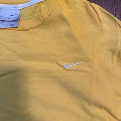 Y2K GOOD BLANK Nike Everyday Tee Size M No Flaws Swoosh Logo White T Shirt VTG
