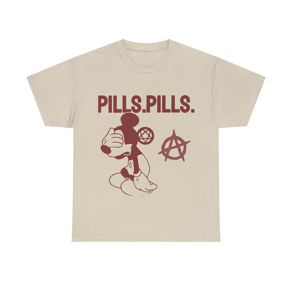 Pills Pills Mickey T-Shirts – All Colors and Sizes