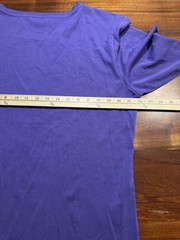 united colors of benetton Mens Purple Long sleeve Supima Cotton T Shirt Sz XXL