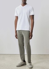 NWT Sz XL Robert Barakett Mens V Neck Tee Shirt Luxurious Soft Pima Cotton