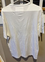 Optic White True Religion Optic White Tee With Gold Metallic Print. Size L (NWT)