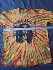 Vintage Grateful Dread Bob Marley T-Shirt Sz L Tie Dye Band Music RARE 89’