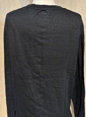 Mossy Oak Men’s Medium Long Sleeve Black T-Shirt With Camouflage Logo