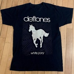 Rare Deftones White Pony T-shirt, Unisex Black Cotton T-shirt, Size S-5XL