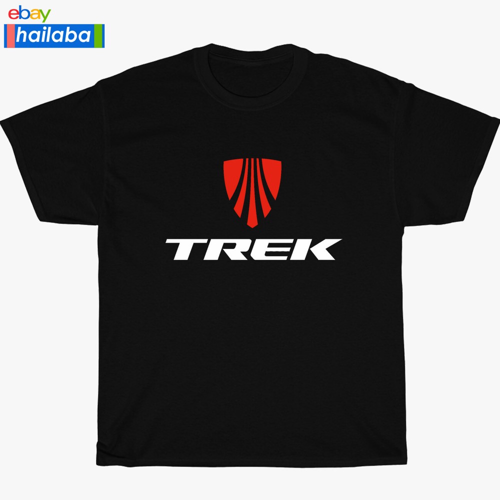 New TREK BICYCLE Bike Logo Black/Navy/Sport Grey/White Men’s T-Shirt S-5XL