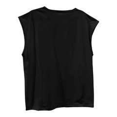 “Men’s Sleeveless T-Shirt Summer Sports Vest Casual Loose Fit Top”