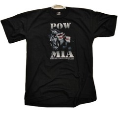 Rothco Shirt POW MIA Shirt Tee ARMY NAVY MARINES Unites States Veterans XL