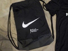 NIKE MLK Dream Run Martin Luther King Dri-Fit T-Shirt and Sling Bag backpack