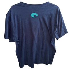 Costa Del Mar Men’s XL Graphic T-Shirt 2 Pack Bundle Gray Navy Fishing Surf