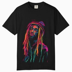 Neon Urban Hip Hop Streetwear Tee, Comfort Colors T Shirt, Unisex Streetwear Tee