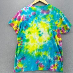 2018 Super Bowl LII Tie Dye T-Shirt Bud Light Graphic Tee SZ L Football NFL
