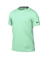 Nike Running Shirt Dri-Fit Adv Slim Fit GREEN DQ6540-342 Mens Size M