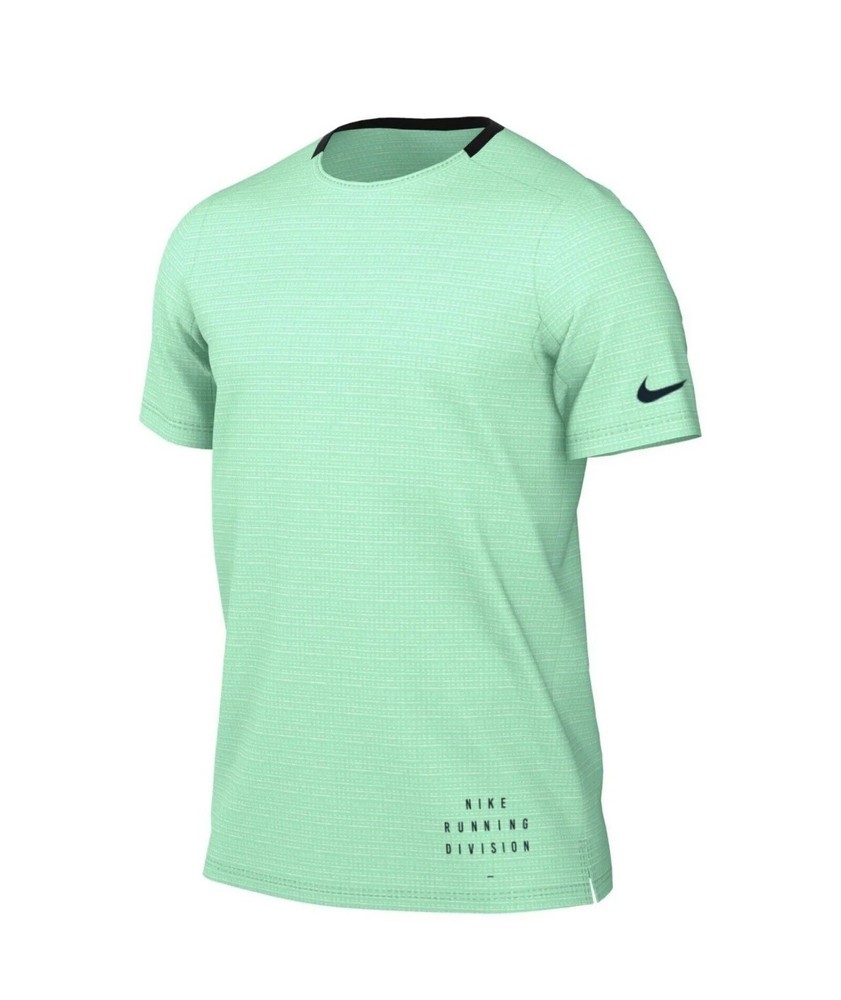 Nike Running Shirt Dri-Fit Adv Slim Fit GREEN DQ6540-342 Mens Size S