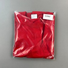 Vintage Delta Pro Weight Shirt Mens Large Red 316 Oyster Bar NC Pocket Tee Y2K