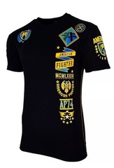 American Fighter Mens T-Shirt LANDER Athletic Biker GYM Black MMA Size 3XL New